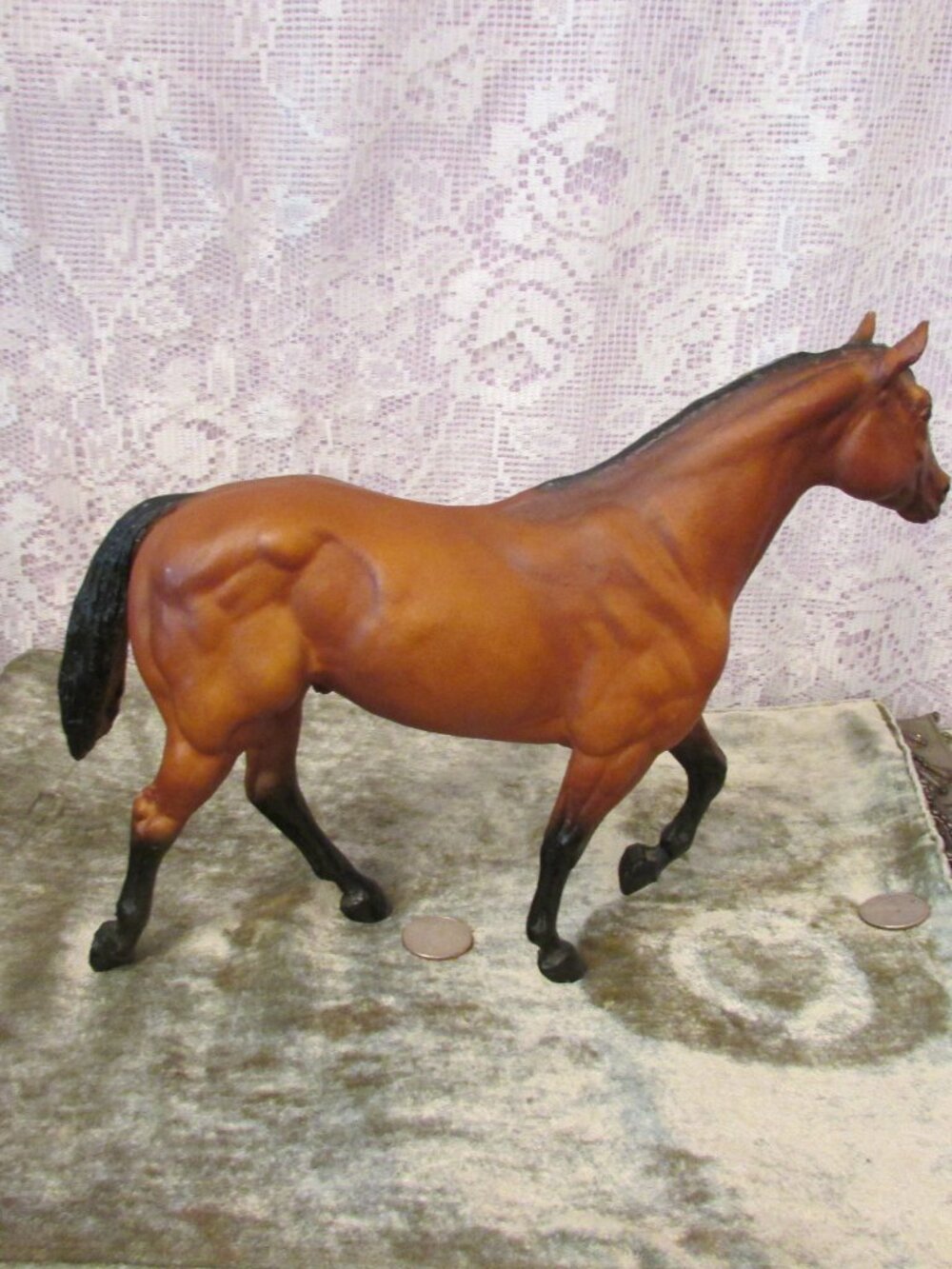 Vintage Breyer Bay Quarter Horse Stock Stallion #226 1981-1988 - Picture 11 of 14